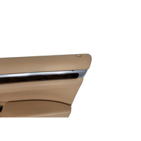2011-2018 Porsche Cayenne 958 Front Right Door Panel Luxor Beige Leatherette, 958-555-202-00-DM5, F012, OEM, 2011, 2012, 2013, 2014, 2015, 2016, 2017, 2018