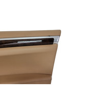 2011-2018 Porsche Cayenne 958 Front Right Door Panel Luxor Beige Leatherette, 958-555-202-00-DM5, F012, OEM, 2011, 2012, 2013, 2014, 2015, 2016, 2017, 2018