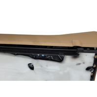 2011-2018 Porsche Cayenne 958 Front Right Door Panel Luxor Beige Leatherette, 958-555-202-00-DM5, F012, OEM, 2011, 2012, 2013, 2014, 2015, 2016, 2017, 2018