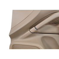 2011-2018 Porsche Cayenne 958 Front Right Door Panel Luxor Beige Leatherette, 958-555-202-00-DM5, F012, OEM, 2011, 2012, 2013, 2014, 2015, 2016, 2017, 2018