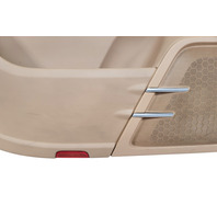 2011-2018 Porsche Cayenne 958 Front Left Door Panel Luxor Beige Leatherette, 958-555-201-00-DM5, F012, OEM, 2011, 2012, 2013, 2014, 2015, 2016, 2017, 2018