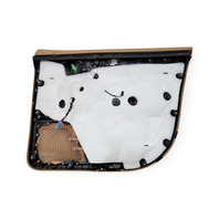 2011-2018 Porsche Cayenne 958 Front Left Door Panel Luxor Beige Leatherette, 958-555-201-00-DM5, F012, OEM, 2011, 2012, 2013, 2014, 2015, 2016, 2017, 2018