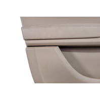 2011-2018 Porsche Cayenne 958 Front Left Door Panel Luxor Beige Leatherette, 958-555-201-00-DM5, F012, OEM, 2011, 2012, 2013, 2014, 2015, 2016, 2017, 2018