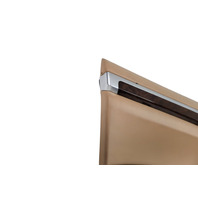 2011-2018 Porsche Cayenne 958 Front Left Door Panel Luxor Beige Leatherette, 958-555-201-00-DM5, F012, OEM, 2011, 2012, 2013, 2014, 2015, 2016, 2017, 2018