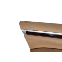 2011-2018 Porsche Cayenne 958 Front Left Door Panel Luxor Beige Leatherette, 958-555-201-00-DM5, F012, OEM, 2011, 2012, 2013, 2014, 2015, 2016, 2017, 2018