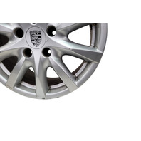 2011-2014 Porsche Cayenne 958 18" 10 Spoke Alloy Wheel Rim 8Jx18, #2 958-362-136-02-8Z8, F012, OEM, 2011, 2012, 2013, 2014