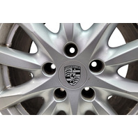 2011-2014 Porsche Cayenne 958 18" 10 Spoke Alloy Wheel Rim 8Jx18, #2 958-362-136-02-8Z8, F012, OEM, 2011, 2012, 2013, 2014