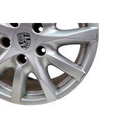 2011-2014 Porsche Cayenne 958 18" 10 Spoke Alloy Wheel Rim 8Jx18, #3, 958-362-136-02-8Z8, F012, OEM, 2011, 2012, 2013, 2014