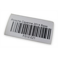 2013-2014 Porsche Cayenne 958 Turn Signal Wiper Switch Column Switch, 958-613-015-12, F012, OEM, 2013, 2014