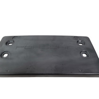 2011-2014 Porsche Cayenne 958 License Plate Holder, 958-701-105-05-9B9, F012, OEM, 2011, 2012, 2013, 2014