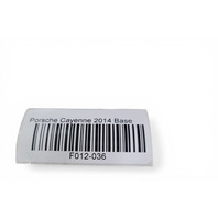 2013-2015 Porsche Cayenne 958 Speedometer Gauge Instrument Cluster 144K Mi, 958-641-136-20, F012, OEM, 2013, 2014, 2015