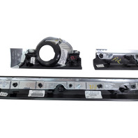 2011-2018 Porsche Cayenne 958 Instrumental Dash Trim Panel Bezel Garnish Set (3) 958-552-222-02-BG1, F012, OEM, 2011, 2012, 2013, 2014, 2015, 2016, 2017, 2018