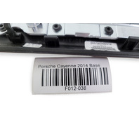 2011-2018 Porsche Cayenne 958 Instrumental Dash Trim Panel Bezel Garnish Set (3) 958-552-222-02-BG1, F012, OEM, 2011, 2012, 2013, 2014, 2015, 2016, 2017, 2018