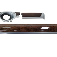 2011-2018 Porsche Cayenne 958 Instrumental Dash Trim Panel Bezel Garnish Set (3) 958-552-222-02-BG1, F012, OEM, 2011, 2012, 2013, 2014, 2015, 2016, 2017, 2018