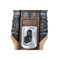 2011-2018 Porsche Cayenne 958 Front Center Console Switch Control Panel Trim, 7P5-864-785-A, F012, OEM, 2011, 2012, 2013, 2014, 2015, 2016, 2017, 2018