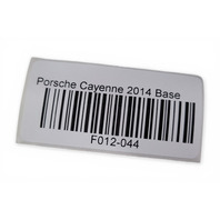 2011-2016 Porsche Cayenne 958 Dash Panel Media Navigation GPS Display Touch Screen, 958-642-961-X, F012, OEM, 2011, 2012, 2013, 2014, 2015, 2016