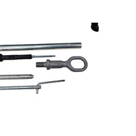 2011-2018 Porsche Cayenne 958 Emergency Spare Tire Jack Tool Kit Set W/ Insert Box, 958-721-211-01, F012, OEM, 2011, 2012, 2013, 2014, 2015, 2016, 2017, 2018