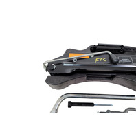 2011-2018 Porsche Cayenne 958 Emergency Spare Tire Jack Tool Kit Set W/ Insert Box, 958-721-211-01, F012, OEM, 2011, 2012, 2013, 2014, 2015, 2016, 2017, 2018