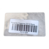 2011-2018 Porsche Cayenne 958 Front Left/Driver Side Brake Caliper, 7PP-615-149-AP, F012, OEM, 2011, 2012, 2013, 2014, 2015, 2016, 2017, 2018
