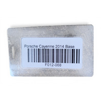 2011-2014 Porsche Cayenne 958 Rear Bumper Mount Bracket Beam Left, 958-505-393-00, F012, OEM, 2011, 2012, 2013, 2014