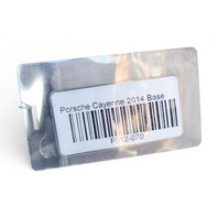 2011-2014 Porsche Cayenne 958 Trunk Deck Lid Tail Lift Gate, Gold, 958-512-011-07-GRV, F012, OEM, 2011, 2012, 2013, 2014