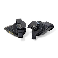 2011-2016 Porsche Cayenne 958 High/Low Tone Pitched Horn Assembly, 958-951-184, F012, OEM, 2011, 2012, 2013, 2014, 2015, 2016