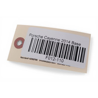 2011-2018 Porsche Cayenne 958 Trunk Boot Tailgate Hatch Lock Latch Actuator, 958-512-505-06, F012, OEM, 2011, 2012, 2013, 2014, 2015, 2016, 2017, 2018