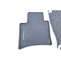 2014 Porsche Cayenne 958 All Season Weather Floor Mats 4 Piece Set Black, 958-044-801-57-1E0, F012, OEM, 2014