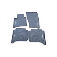 2014 Porsche Cayenne 958 All Season Weather Floor Mats 4 Piece Set Black, 958-044-801-57-1E0, F012, OEM, 2014