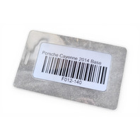 2011-2018 Porsche Cayenne 958 Front Right or Left Side Axle CV Shaft, 958-349-038-02, F012, OEM, 2011, 2012, 2013, 2014, 2015, 2016, 2017, 2018