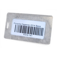 2011-2018 Porsche Cayenne 958 Front Knuckle Spindle Left/Driver, 958-341-155-01, F012, OEM, 2011, 2012, 2013, 2014, 2015, 2016, 2017, 2018