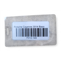 2011-2018 Porsche Cayenne 958 Rear Shock Strut Strut w/Spring Right/Passenger, 958-513-029-G, F012, OEM, 2011, 2012, 2013, 2014, 2015, 2016, 2017, 2018