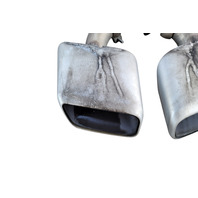 2011-2018 Porsche Cayenne 958 3.6L Rear Left/Right Exhaust Muffler Tip, 958-111-251-40, F012, OEM, 2011, 2012, 2013, 2014, 2015, 2016, 2017, 2018