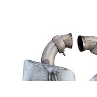 2011-2018 Porsche Cayenne 958 3.6L Rear Left/Right Exhaust Muffler Tip, 958-111-251-40, F012, OEM, 2011, 2012, 2013, 2014, 2015, 2016, 2017, 2018