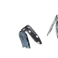 2011-2014 Porsche Cayenne 958 Hood Hinge Hinges Set Left & Right Set, 958-511-301-02, F012, OEM, 2011, 2012, 2013, 2014