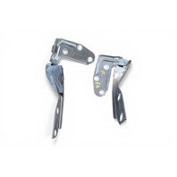 2011-2014 Porsche Cayenne 958 Hood Hinge Hinges Set Left & Right Set, 958-511-301-02, F012, OEM, 2011, 2012, 2013, 2014