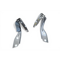 2011-2014 Porsche Cayenne 958 Hood Hinge Hinges Set Left & Right Set, 958-511-301-02, F012, OEM, 2011, 2012, 2013, 2014