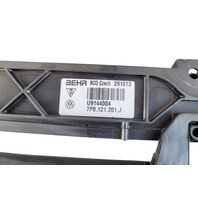 2011-2018 Porsche Cayenne 958 Cooling Radiator, Fan with Shroud, 958-121-203, F012, OEM, 2011, 2012, 2013, 2014, 2015, 2016, 2017, 2018