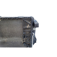 2011-2018 Porsche Cayenne 958 Cooling Radiator, Fan with Shroud, 958-121-203, F012, OEM, 2011, 2012, 2013, 2014, 2015, 2016, 2017, 2018