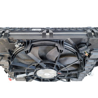 2011-2018 Porsche Cayenne 958 Cooling Radiator, Fan with Shroud, 958-121-203, F012, OEM, 2011, 2012, 2013, 2014, 2015, 2016, 2017, 2018