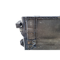 2011-2018 Porsche Cayenne 958 Cooling Radiator, Fan with Shroud, 958-121-203, F012, OEM, 2011, 2012, 2013, 2014, 2015, 2016, 2017, 2018