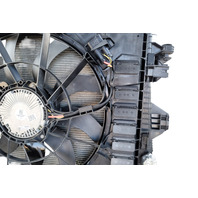 2011-2018 Porsche Cayenne 958 Cooling Radiator, Fan with Shroud, 958-121-203, F012, OEM, 2011, 2012, 2013, 2014, 2015, 2016, 2017, 2018
