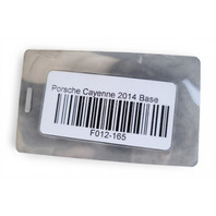 2011-2014 Porsche Cayenne 958 Front Radiator Support Baffle Air Duct, 958-575-323-20, F012, OEM, 2011, 2012, 2013, 2014