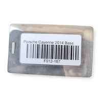 2011-2018 Porsche Cayenne 958 Left/Driver Rocker Panel Molding Side, 958-559-887-00-9B9, F012, OEM, 2011, 2012, 2013, 2014, 2015, 2016, 2017, 2018