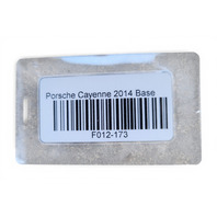 2011-2018 Porsche Cayenne 958 Front Bumper Reinforcement Bar Beam, W/Absorber, 958-505-109-01, F012, OEM, 2011, 2012, 2013, 2014, 2015, 2016, 2017, 2018