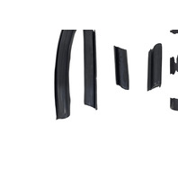 1996-2002 BMW Z3 E36 Roadster Convertible Top Window Weatherstrip Seal Set 6PC, F014, OEM, 1996, 1997, 1998, 1999, 2000, 2001, 2002