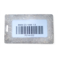 1996-2002 BMW Z3 Rear Coil Springs Set (2), 33-53-9-070-129, F014, OEM, 1996, 1997, 1998, 1999, 2000, 2001, 2002