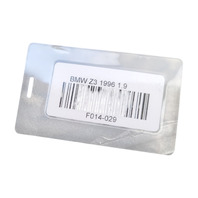 1996-1998 BMW Z3 Rear Right Fender Quarter Panel Blue, 41-35-0-307-019, F014, OEM, 1996, 1997, 1998