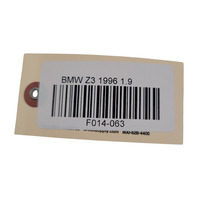 1996-1998 BMW Z3 Ignition Wires Plug Set(4)1.9L, 12-12-1-247-523, F014, OEM, 1996, 1997, 1998