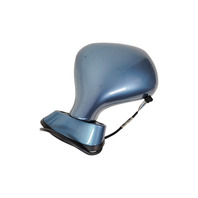 1996-2002 BMW Z3 Left/Driver Side View Mirror Blue, 51-16-8-397-039, F014, OEM, 1996, 1997, 1998, 1999, 2000, 2001, 2002